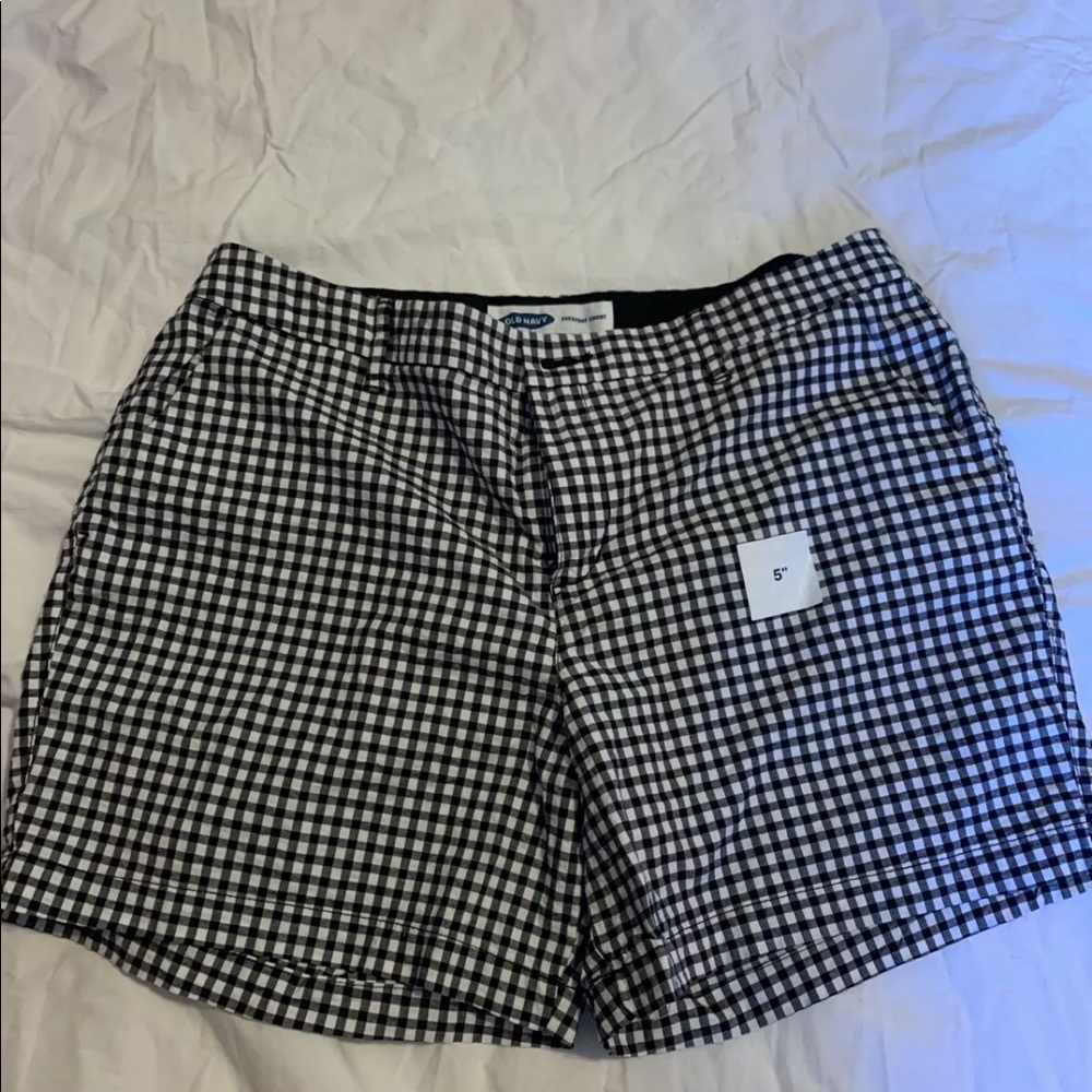 Old Navy gingham shorts with tag size 12